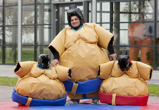 Compra divertidos trajes de sumo hinchables para adultos. Ordene trajes de sumo inflables en línea en JB Hinchables España