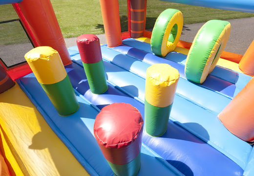 Tobogán inflable con temática de cocodrilos con piscina infantil para niños. Ordene toboganes inflables ahora en línea en JB Hinchables España