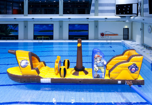 Espectacular barco hinchable con temática pirata para pequeños y mayores. Compra online juegos de piscina hinchables ahora en JB Hinchables España