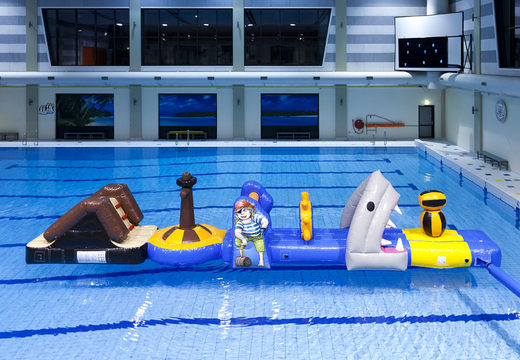 Ordene la piscina inflable hermética Mega Run Shark para jóvenes y mayores. Compra juegos de piscina hinchables ahora online en JB Hinchables España