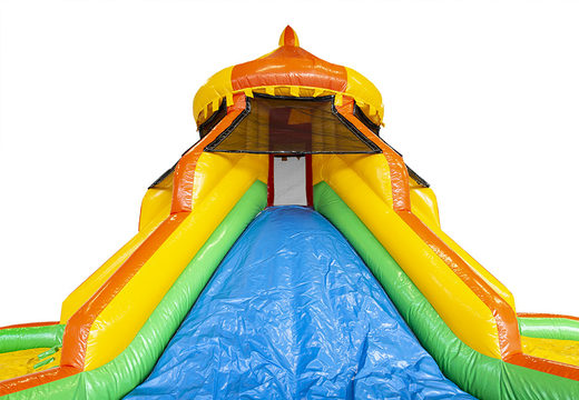 Comprar tobogán inflable de torre con tema de fiesta para niños. Ordene toboganes inflables ahora en línea en JB Hinchables España