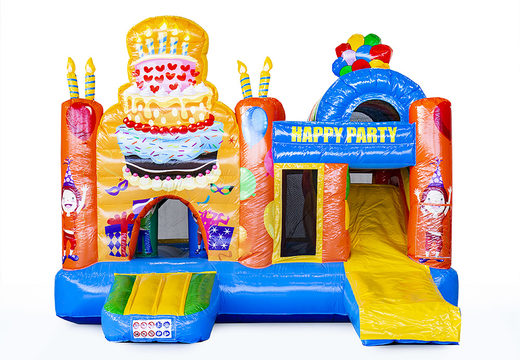 Castillo inflable multiplay en fiesta temática con tobogán para niños. Compre castillos inflables en línea en  JB Hinchables España