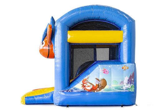 Ordene el pequeño castillo hinchable Nemo inflable con tobogán para niños. Compre castillos hinchables en línea en JB Hinchables España