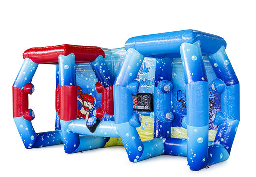 Ordene el IPS Ninja Splash inflable con un rociador de agua para jóvenes y mayores. Compra ahora online atracciones hinchables IPS Ninja en JB Hinchables España