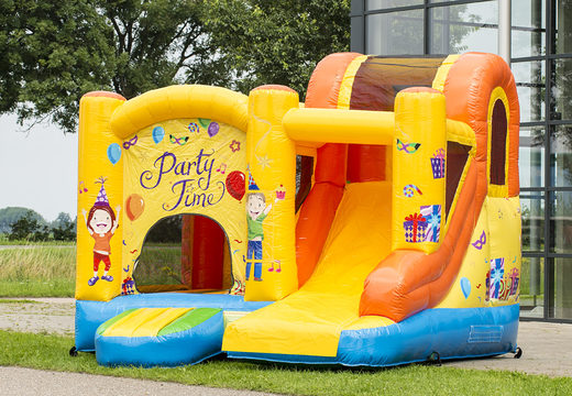 Comprar castillo hinchable para niños con fiesta feliz. Ordene castillos hinchables en línea en JB Hinchables España