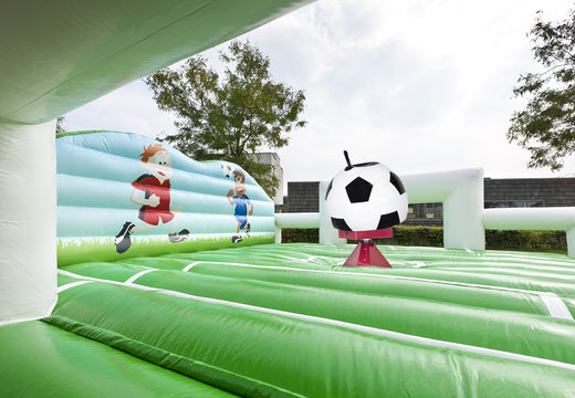 Ordene una colchoneta de rodeo inflable con temática de fútbol para jóvenes y mayores. Compre una colchoneta inflable ahora en línea en JB Hinchables España