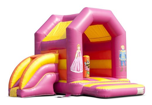 Compra un mediano castillo hinchable de interior multifuncional con tema princesa para niños. Ordena castillos hinchables en línea en JB Hinchables España