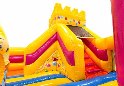 Compra un castillo hinchable multifuncional para fiestas Funcity con tobogán para niños. Ordene castillos hinchables en línea en JB Hinchables España