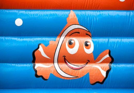 Compre un gran castillo hinchable de interior con el tema del pez payaso nemo para niños. Ordene hinchables en línea en JB Hinchables España