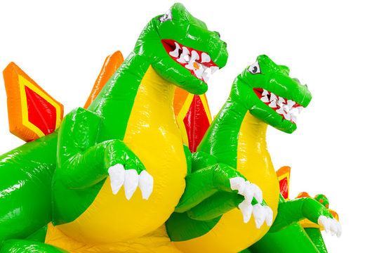 Figura 3D en el castillo hinchable Double Slide, tema dinosaurios Dino