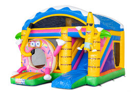 Ordene la fiesta de verano del castillo hinchable de la caja múltiple inflable