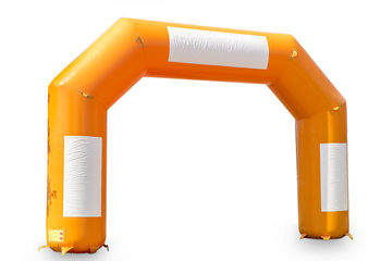 Oranje finish boog online kopen bij JB Inflatables Nederland. Bestel nu standaard opblaasbare bogen voor sport evenementen