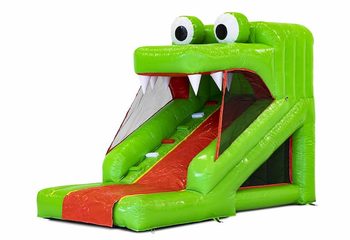 Koop een kleine opblaasbare krokodil glijbaan voor uw kinderen. Bestel opblaasbare glijbanen nu online bij JB Inflatables Nederland
