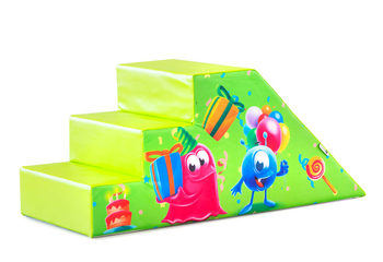 Softplay slide in het thema Party te koop bij JB Inflatables Nederland. Bestel nu online de Softplay slide Party bij JB Inflatables Nederland
