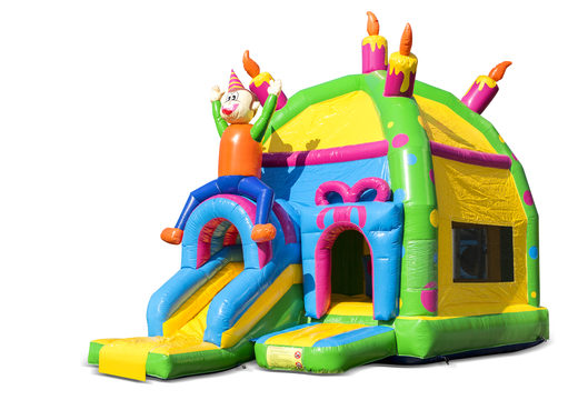 Comprar castillo inflable de interior multiplay maxifun super hinchable con tobogán en fiesta temática fiesta infantil. Ordene castillos inflables en línea en JB Hinchables España