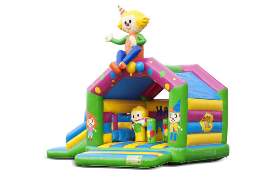 Comprar castillo hinchable de interior multiplay multifun con tobogán en fiesta temática para niños. Ordene castillos hinchables en línea en JB Hinchables España