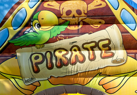 Diapositiva extra ancha del mundo Multiplay Pirates con obstáculos en 3D para niños. Ordene toboganes inflables ahora en línea en JB Hinchables España