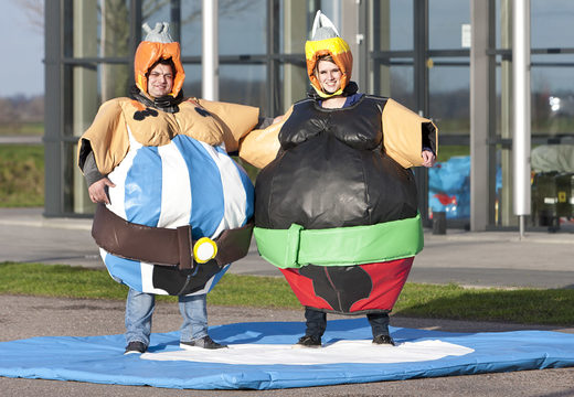 Ordene trajes inflables de sumo Asterix & Obelix para jóvenes y mayores. Comprar trajes de sumo hinchables online en JB Hinchables España