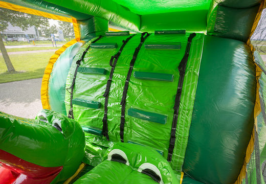 Pista americana inflable de cocodrilo de 8 metros de largo para niños. Compre pistas americanas inflables en línea ahora en JB Hinchables España