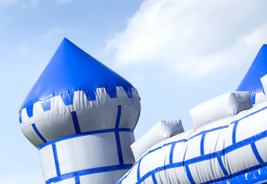 Compre una pista americana inflable de 8 metros con objetos 3D con temática de castillo para niños. Ordene pistas americanas inflables ahora en línea en JB Hinchables España