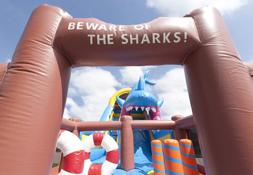 Slide Shark multiplay y baño para niños pedido para niños. Compre toboganes inflables ahora en línea en JB Hinchables España