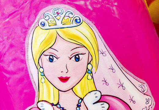 Compre una caja de diapositivas inflable única con un tema de princesa para niños. Ordene castillos hinchables en línea en JB Hinchables España