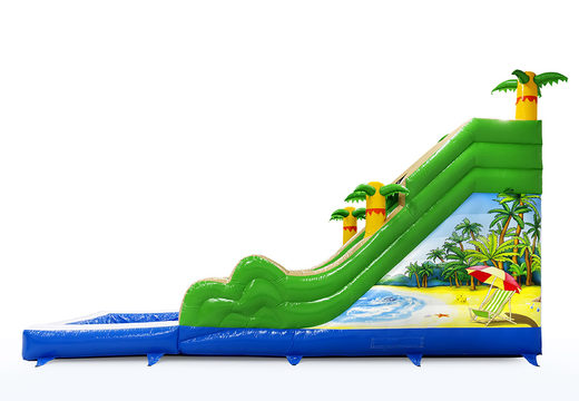 Comprar Tobogán hinchable para niños con temática de playa. Ordene toboganes inflables ahora en línea en JB Hinchables España