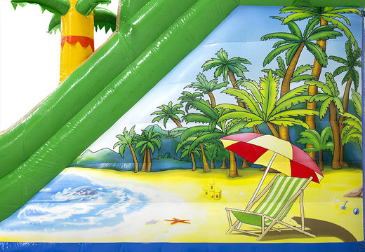 Compre el tobogán inflable perfecto en el tema Playa para niños. Ordene toboganes inflables ahora en línea en JB Hinchables España