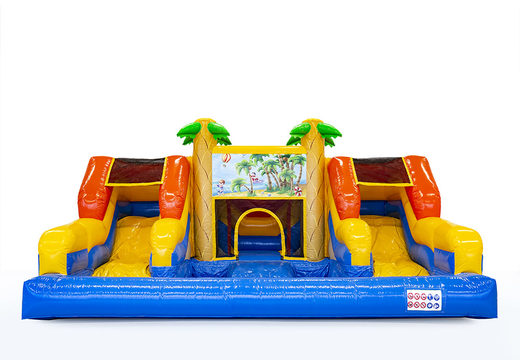 Ordene el castillo hinchable waterbox Slide con piscina en JB Hinchables España. Compre castillos hinchables en línea en JB Hinchables España