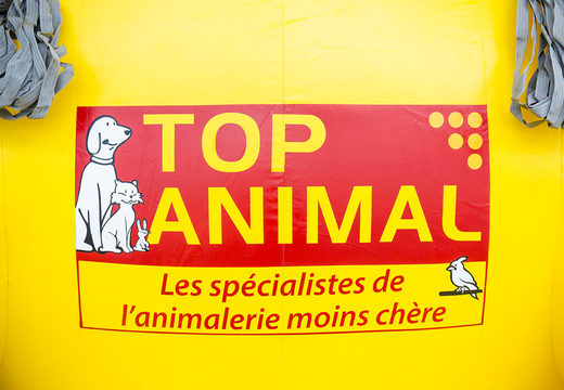 Compra la mascota del perro amarillo Top Animal. Obtenga su réplica de mini inflatables ahora en línea en JB Hinchables España