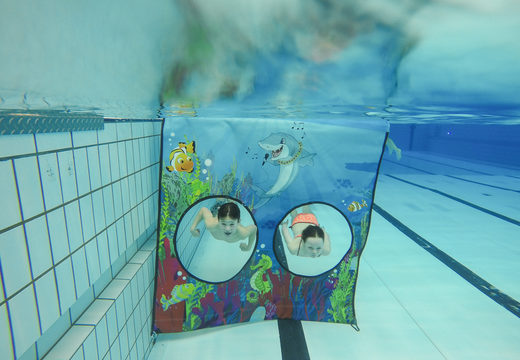 Ordenevelas de buceo con divertidas animaciones acuáticas en la lona para niños. Compra juegos de piscina hinchables ahora online en JB Hinchables España