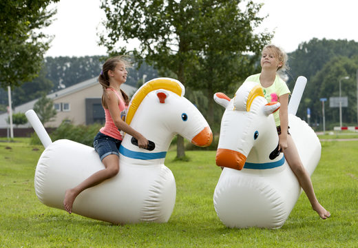 Obtenga sus caballos hinchables inflables de gran tamaño para adultos y jóvenes en línea ahora. Ordene artículos inflables en JB Hinchables España