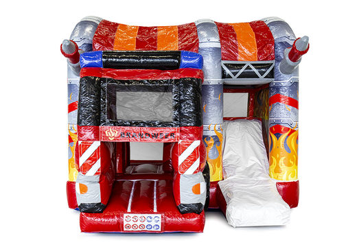 Ordene un castillo hinchable para niños de varios juegos de bomberos. Compre castillos hinchables en línea en JB Hinchables España