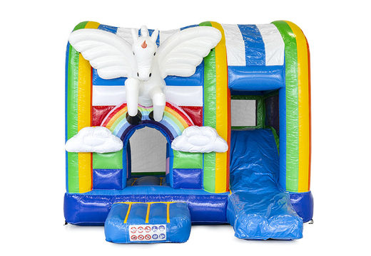 Ordene el castillo hinchable de unicornio multiplay para niños. Compre castillos hinchables en línea en JB Hinchables España