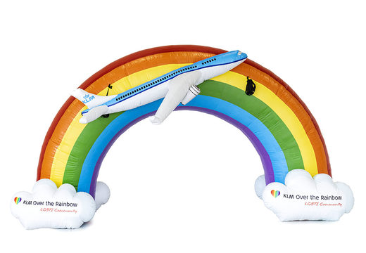 Ordene un arco de meta publicitario personalizado con arcos con avión 3D para cualquier evento en JB Hinchables España. Arcos de meta publicitarios inflables hechos a medida para la venta