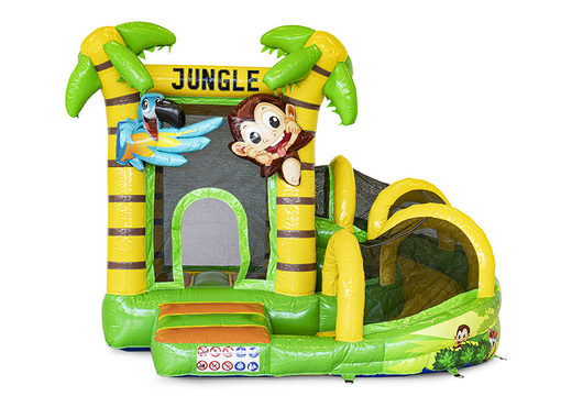 Pequeño castillo hinchable multijugador inflable con temática de jungla para niños. Ordene castillos hinchables en línea en JB Hinchables España