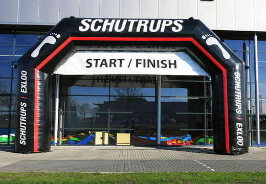 Compre un arco de meta de inicio y finalización schutrup personalizado para eventos deportivos en JB Hinchables España. Ordene arcos inflables personalizados en línea ahora
