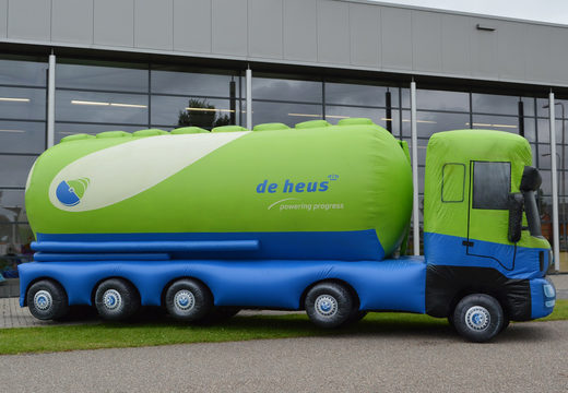 Venta de camiones inflables De Heus que llaman la atención. Ordene sus promocionales hinchables ahora en línea en JB Hinchables España