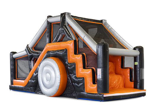 Comprar Big Log Slide Carrera de obstáculos modular de 40 piezas para niños. Ordene carreras de obstáculos inflables en línea ahora en JB Hinchables España