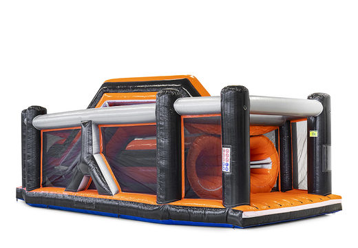 Pedido la carrera de obstáculos inflable gigante modular Tunnel Twister para niños. Compre carreras de obstáculos inflables en línea ahora en JB Hinchables España