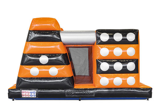 Compre el curso de asalto mega inflable de 40 piezas giga modular Gate Dodger para niños. Ordene carreras de obstáculos inflables en línea ahora en JB Hinchables España