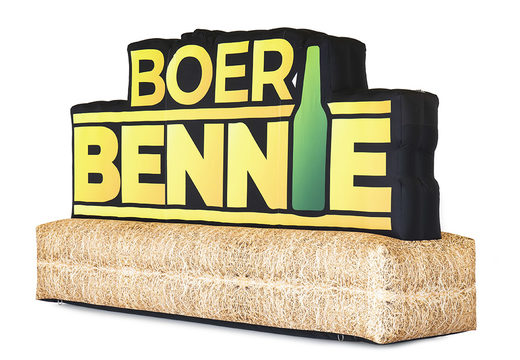Compre la ampliación del logo hinchable Boer Bennie online. Ordene su réplica de productos promocionales ahora en JB Hinchables España