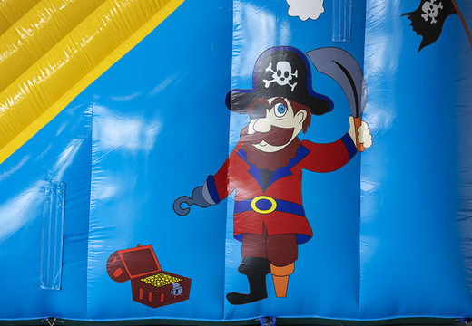Consigue online tu tobogán pirata inflable con objetos 3D para niños. Ordene toboganes inflables ahora en línea en JB Hinchables España