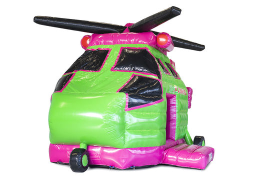 Ordene ahora en línea Kidsjumping Helicopter Hinchable Castle en JB Hinchables España. Compre castillos hinchables promocionales inflables personalizados en línea de JB Hinchables Españaahora