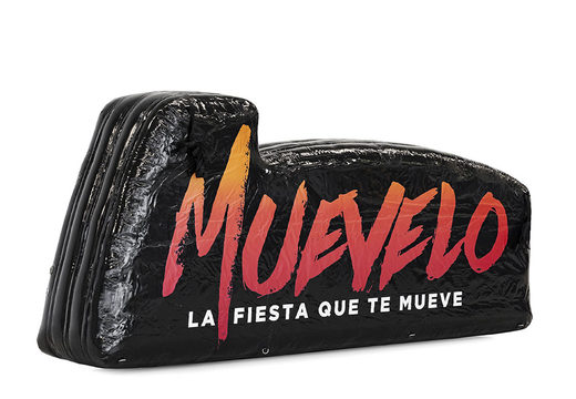Encargue la ampliación del producto inflable Muevelo. Obtenga sus productos promocionales en línea ahora en JB Hinchables España