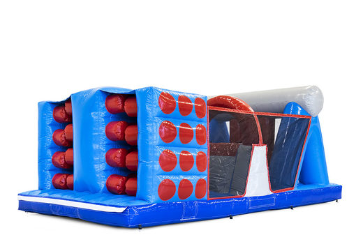 Compre un curso de asalto mega inflable de 40 piezas giga modular Way Out para niños. Ordene carreras de obstáculos inflables en línea ahora en JB Hinchables España