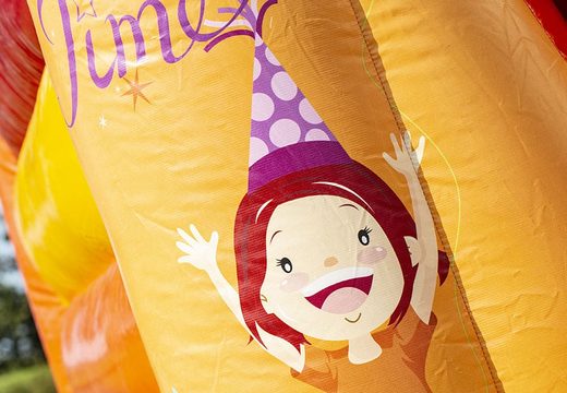 Ordena un pequeño castillo inflable de interior multifuncional con tema de fiesta para niños. Compra inflables en línea en JB Hinchables España