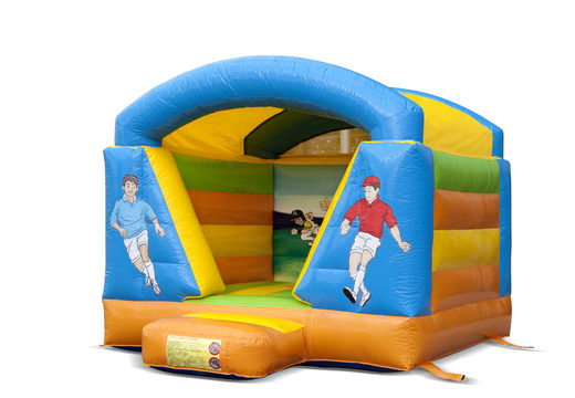 Compra pequeño castillo hinchable interior en tema fútbol para niños. Compra castillos hinchable en línea en JB Hinchables España