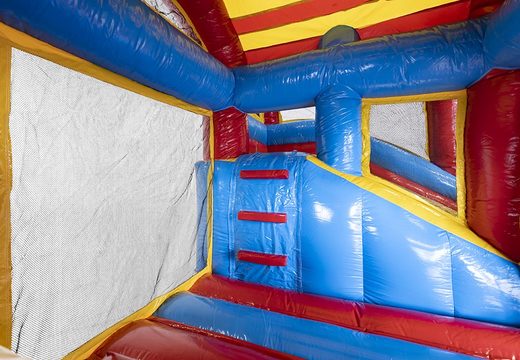 Ordene Inflatable Aniko Jumpy Rollercoaster inflable castillo en JB Hinchables España. Compre ahora un diseño gratuito para castillos hinchables con su propia identidad corporativa