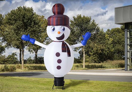Compre el muñeco de nieve hinchable skytubes de 4m de altura ahora online en JB Hinchables España. Ordene skytubes inflables estándar para cada evento